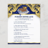 Papier Jeux de Baby shower afro-américains (Dos)