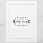 Papier Jeux de Baby Shower : Connaissez-vous bien la mari (Dos)