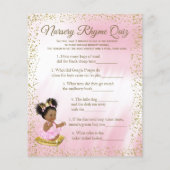 Papier Jeux de Baby shower de Princess Ethnic (Dos)