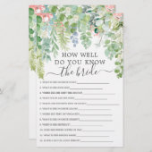 Papier Jeux de Baby Shower Double Face Vert Tendre pour l (Devant / Derrière)