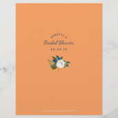 Papier Jeux de Baby Shower Que a dit le marié (Dos)