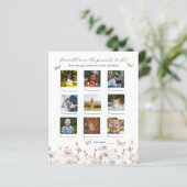 Papier Jeux de Baby Shower : Quel âge avaient-ils ? (Debout devant)