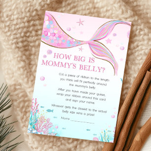 Papier Jeux de Baby Shower sur la Taille du Ventre de Mam