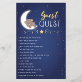 Papier Jeux De baby shower Trouvez La Quête D'Invité, Bin (Dos)