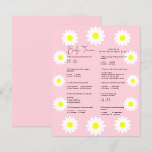 Papier Jeux de bébé sur les marguerites Jeu de baby sho