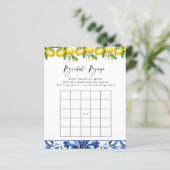Papier Jeux de Bingo de la Fête des mariées des citrons m (Debout devant)
