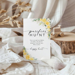 Papier Jeux de chasse aux sucettes pour Baby Shower aux f