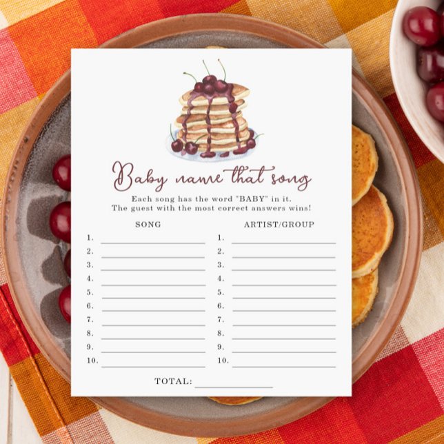 Papier Jeux de devinette de chanson pour bébé thème crêpe (Créateur téléchargé)