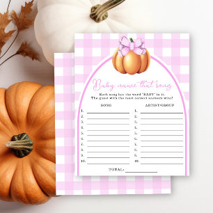 Papier Jeux de devinette de chanson pour une baby shower 