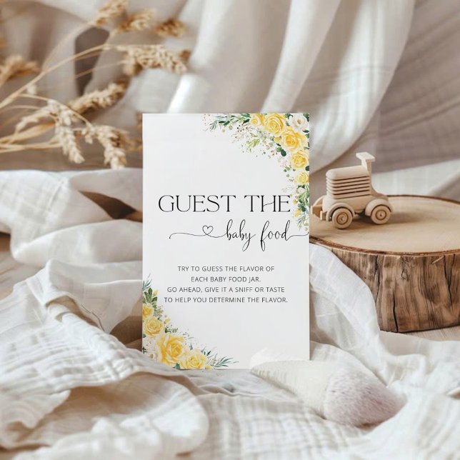 Papier Jeux de devinette de nourriture pour bébé à la bab (Créateur téléchargé)