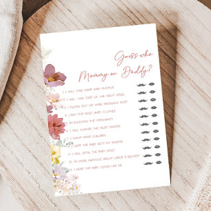 Papier Jeux de devinette Fleurs bébé Fleurissez Baby Show