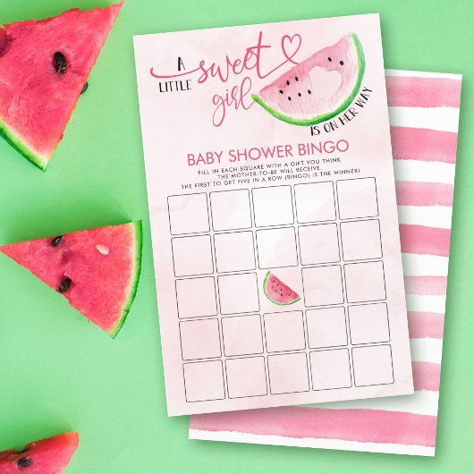 Papier Jeux de douche de Baby shower de Watermelon