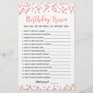 Papier Jeux de fête d'anniversaire modifiables Quiz d'ann