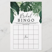 Papier Jeux de Fête des mariées à double face de Monstera (Dos)