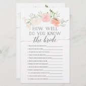 Papier Jeux de Fête des mariées double face Pastel Blush (Devant / Derrière)