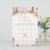 Papier Jeux de Fête des mariées rose floral double face (Debout devant)