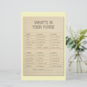 Papier Jeux de Fêtes des mariées Ce qui se passe dans vot (Debout devant)