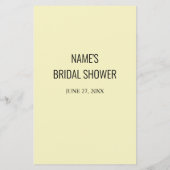 Papier Jeux de Fêtes des mariées Ce qui se passe dans vot (Dos)