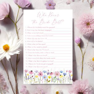Papier Jeux de Fleurs de Jardin Qui Connaît le Mieux la M