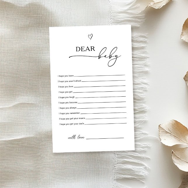 Papier Jeux de vœux pour bébé cher (Créateur téléchargé)
