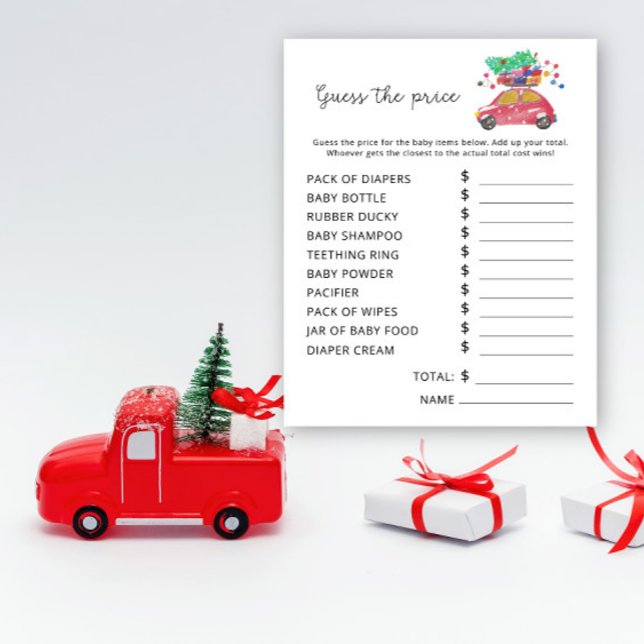 Papier Jeux d'hiver | Jeu devis de prix (Créateur téléchargé)