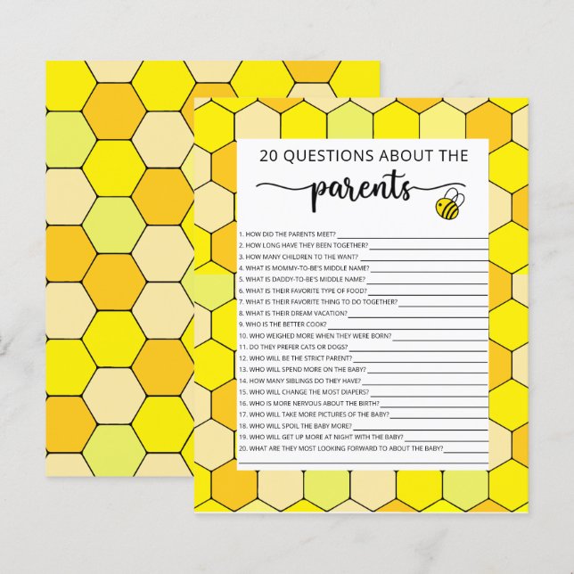 Papier Jeux floraux d'abeille (Devant / Derrière)
