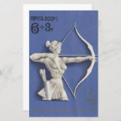 Papier Jeux olympiques de 1980 à Moscou (Devant / Derrière)