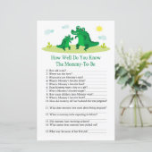 Papier Joli Alligator Comme vous connaissez bien le baby (Debout devant)