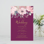 Papier Joli budget fille Rosegold Blush rose floral A9 (Debout devant)