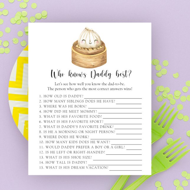 Papier joli Dumpking Qui connaît le mieux DADDY jeu (Créateur téléchargé)