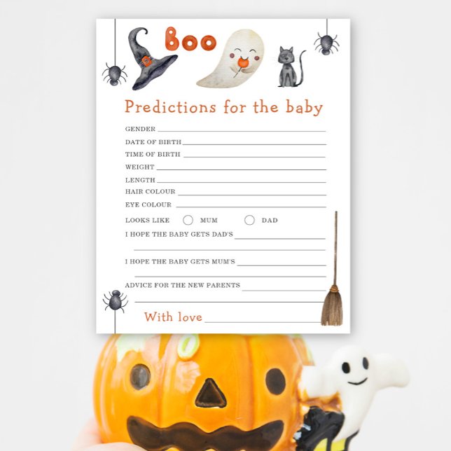 Papier Joli fantôme - prédictions et conseils bébé (Créateur téléchargé)