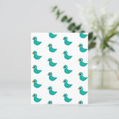 Papier Joli oiseau bleu (Debout devant)