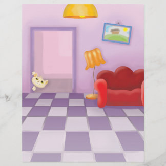 Papier joli petit chat sournois