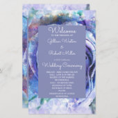 Papier Joli Rose aquarelle (Devant / Derrière)