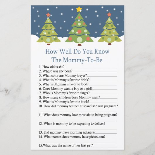 Papier Joli sapin de Noël, vous savez bien (Devant)