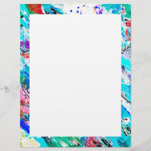 Papier Joli tableau en fresque colorée