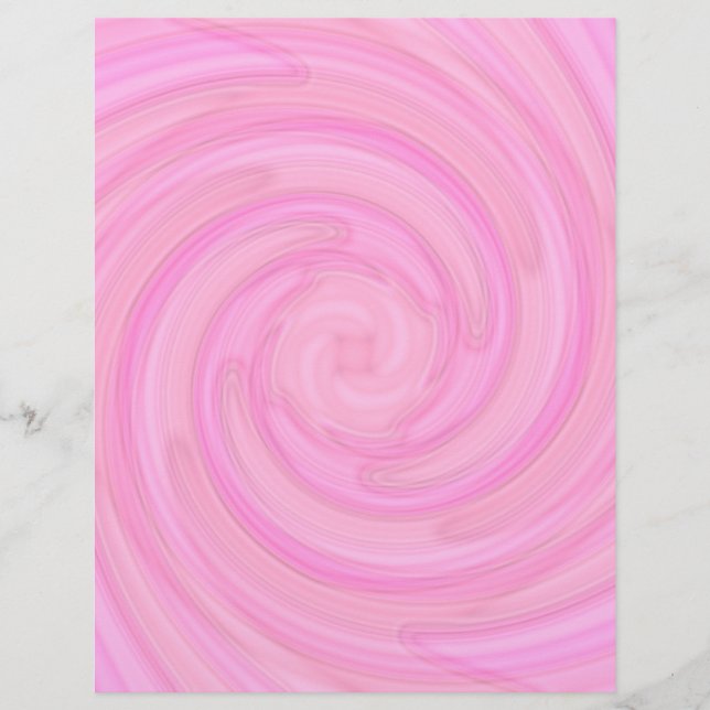 Papier Joli tourbillon rose (Devant)