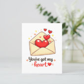 Papier Jolie Amour de la Saint-Valentin (Debout devant)