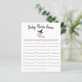 Papier Jolie Fille Fantôme Baby Nom Douche Jeu (Debout devant)