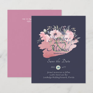 Papier Jolie fille Rose Gold Budget Économisez des dates