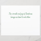 Papier Jolie maison d'oiseaux aquarelle Noël (Dos)