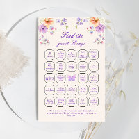 Jolies Papillons Trouver Le Jeu De Bingo Invité