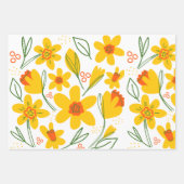 papier jonquille jaune et orange (Devant)