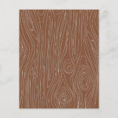 Papier Jote Forest Friends & Greenery Baby shower budgéta (Dos)