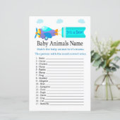 Papier Jouet Aéronefs Bébé Animaux Nom Jeu (Debout devant)