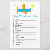 Papier Jouet de l'avion Baby word scrambule jeu (Devant)