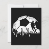 Papier Joueur de soccer Drôle (Dos)