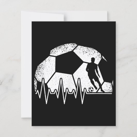 Papier Joueur de soccer Drôle (Devant)