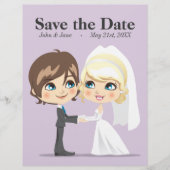 Papier Jour de mariage doux (Devant)