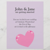 Papier Jour de mariage doux (Dos)